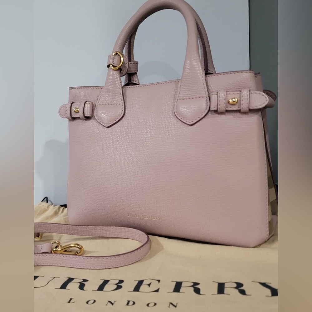 * FINAL CLEARANCE* Authentic Burberry Banner Handbag in Smokey Lavender Rose
